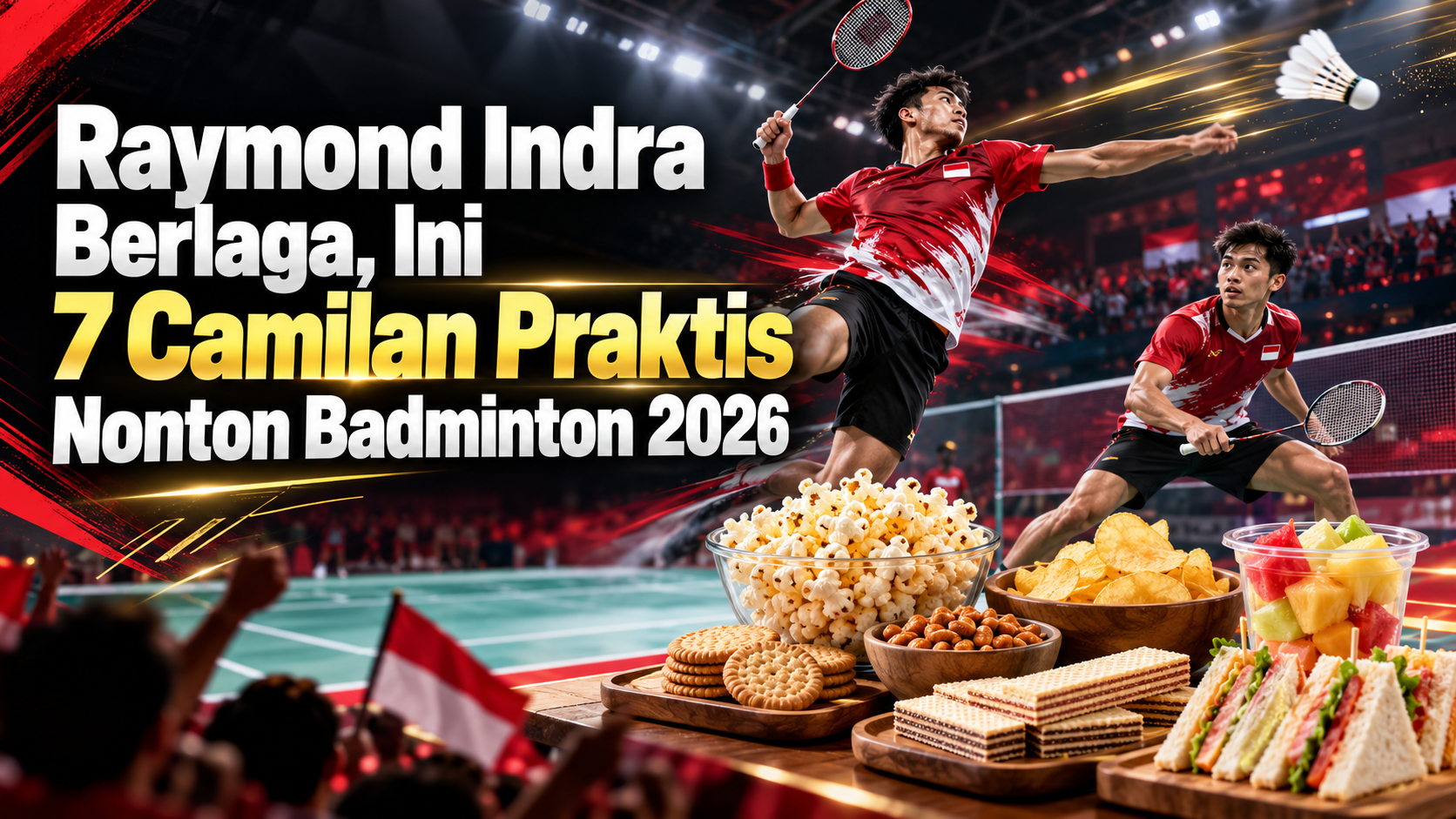 raymond - Raymond Indra Berlaga, Ini 7 Camilan Praktis Nonton Badminton 2026