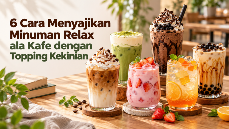 relax - 6 Cara Menyajikan Minuman Relax ala Kafe dengan Topping Kekinian
