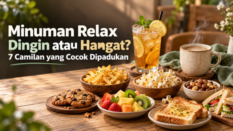 relax - Minuman Relax Dingin atau Hangat? 7 Camilan yang Cocok Dipadukan
