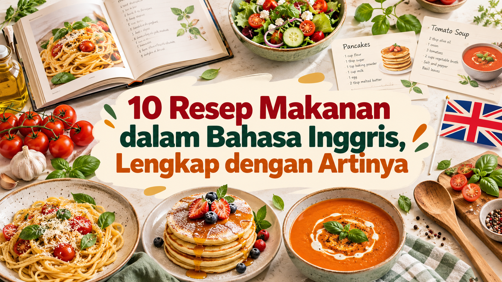 resep - 10 Resep Makanan dalam Bahasa Inggris, Lengkap dengan Artinya
