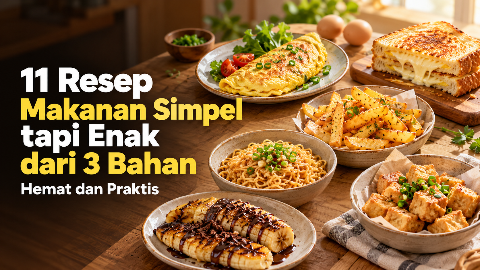 resep - 11 Resep Makanan Simpel tapi Enak dari 3 Bahan, Hemat dan Praktis