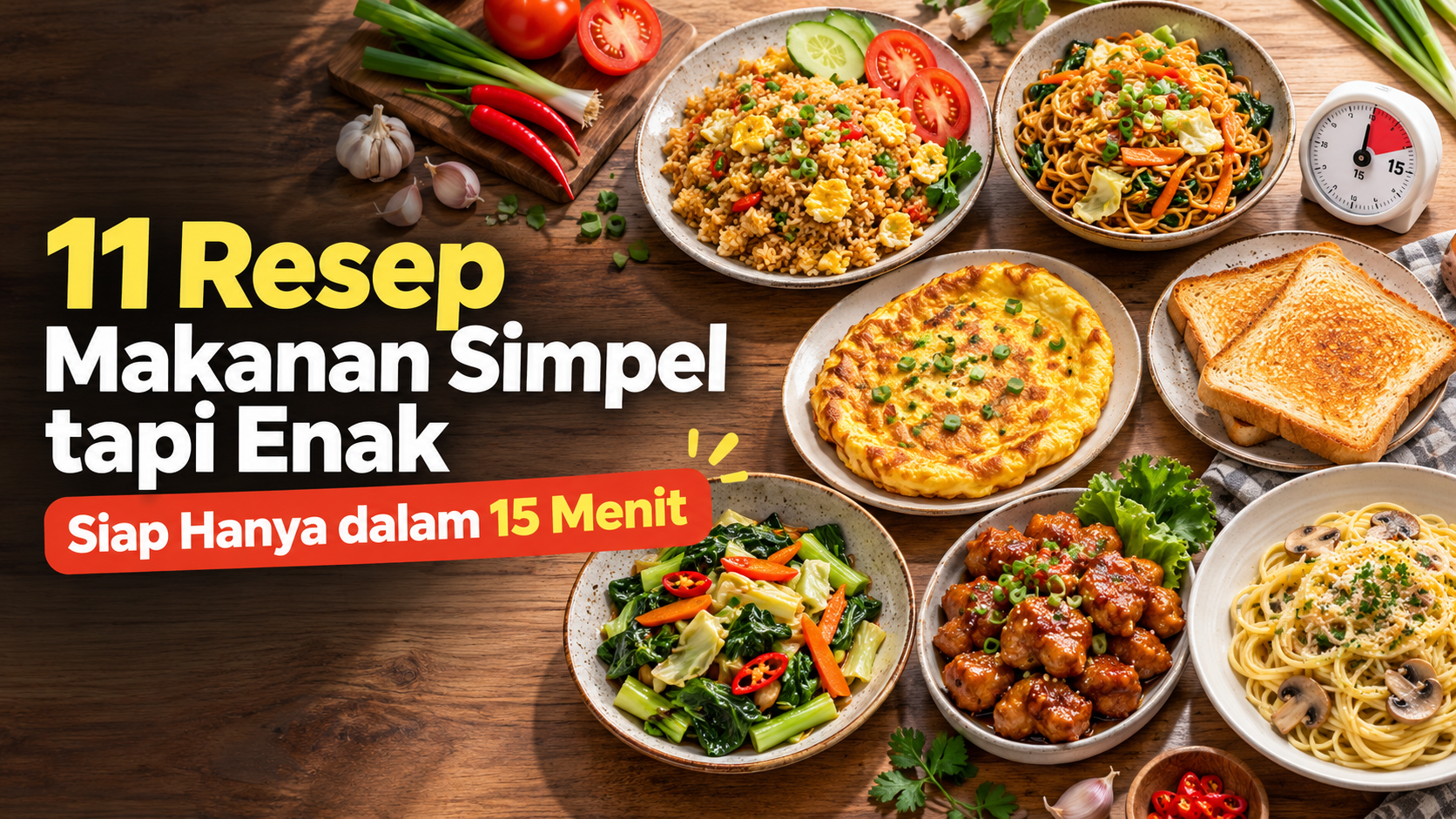resep - 11 Resep Makanan Simpel tapi Enak, Siap Hanya dalam 15 Menit