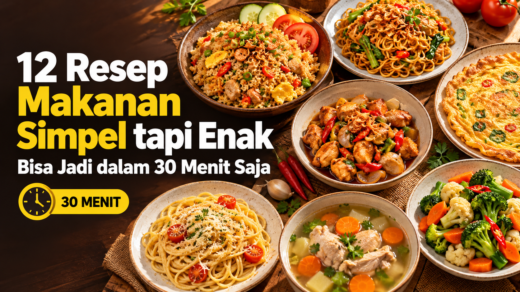 resep - 12 Resep Makanan Simpel tapi Enak, Bisa Jadi dalam 30 Menit Saja
