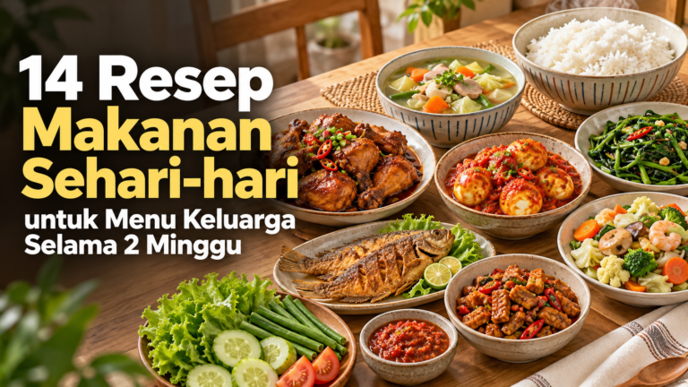 resep - 14 Resep Makanan Sehari-hari untuk Menu Keluarga Selama 2 Minggu