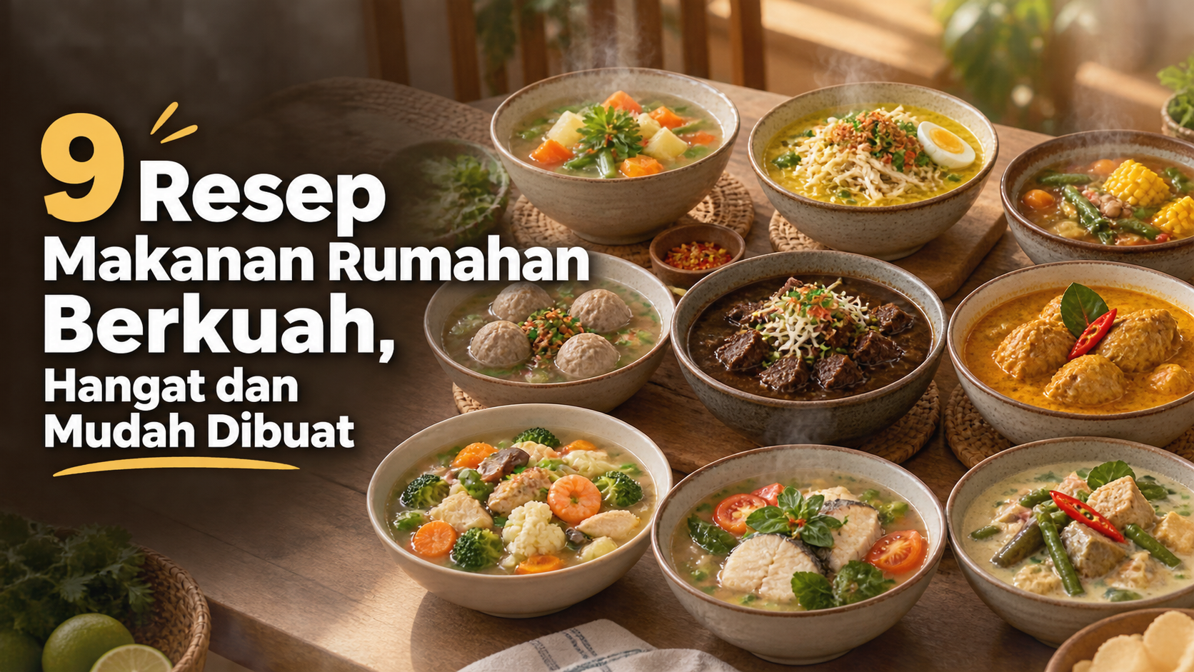 resep - 9 Resep Makanan Rumahan Berkuah, Hangat dan Mudah Dibuat