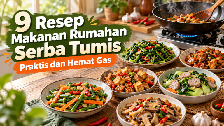 resep - 9 Resep Makanan Rumahan Serba Tumis yang Praktis dan Hemat Gas