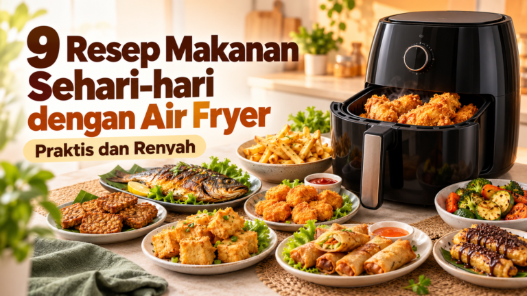 resep - 9 Resep Makanan Sehari-hari dengan Air Fryer, Praktis dan Renyah