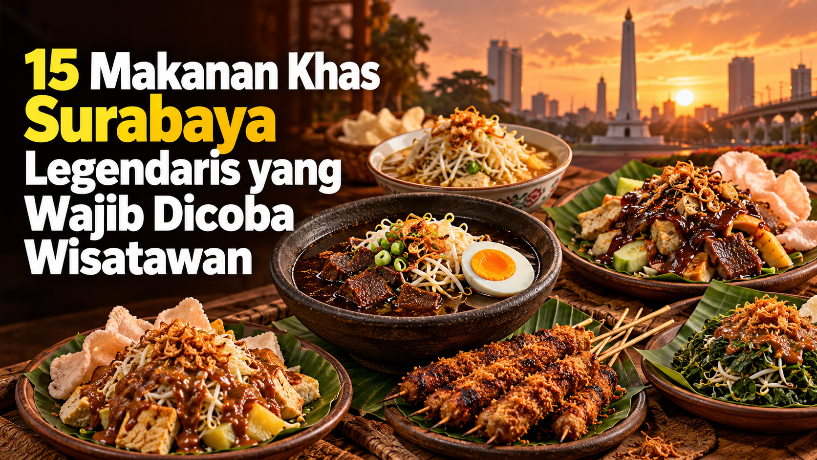 surabaya - 15 Makanan Khas Surabaya Legendaris yang Wajib Dicoba Wisatawan