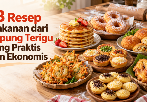 terigu - 13 Resep Makanan dari Tepung Terigu yang Praktis dan Ekonomis