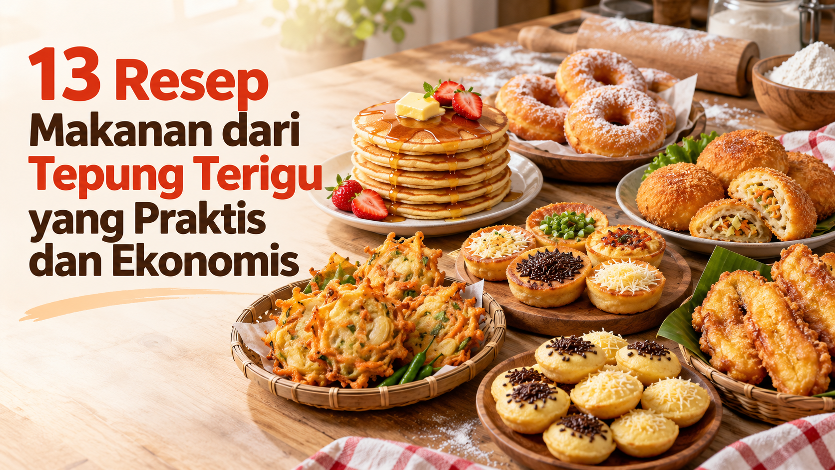 terigu - 13 Resep Makanan dari Tepung Terigu yang Praktis dan Ekonomis